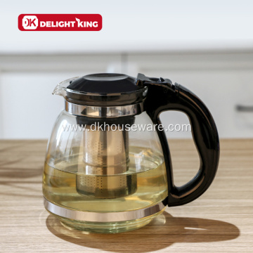 Eco-Friendly Clear Glass Tea Maker Glass Kettle